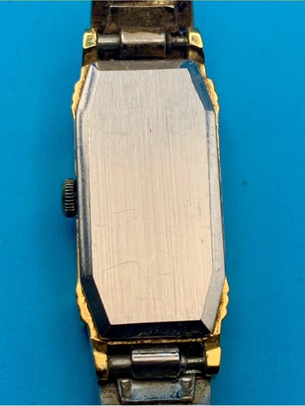 WITTNAUER Women’s Vintage Swiss Tank Style Diamond Wristwatch Works New Battery